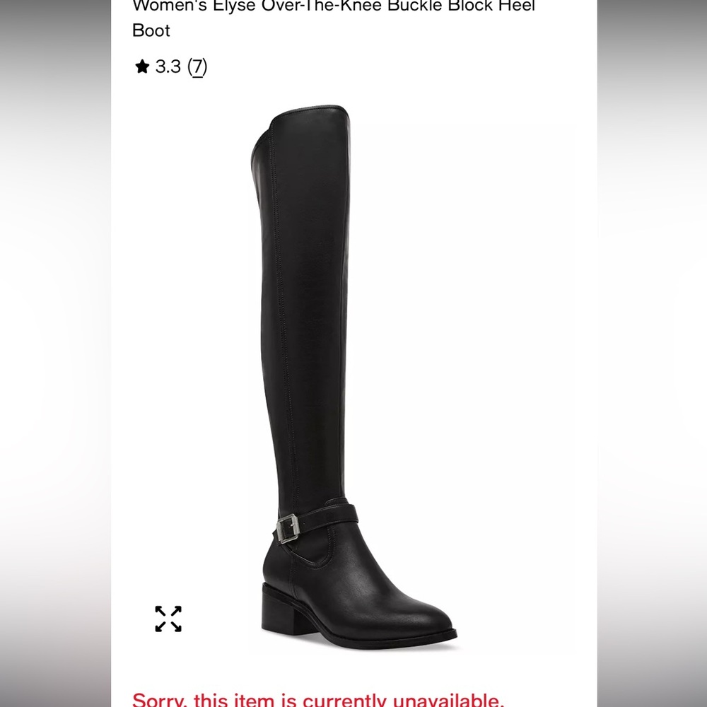 Dolce Vita Black tall boots sz 8.5 NIB